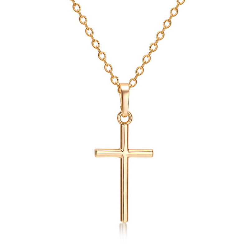 Fashion Simple Cross Pendant Necklace