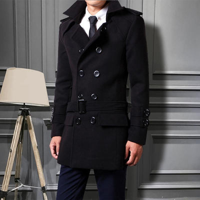 Men's Duster Slim Fit Korean Fashion Jacket