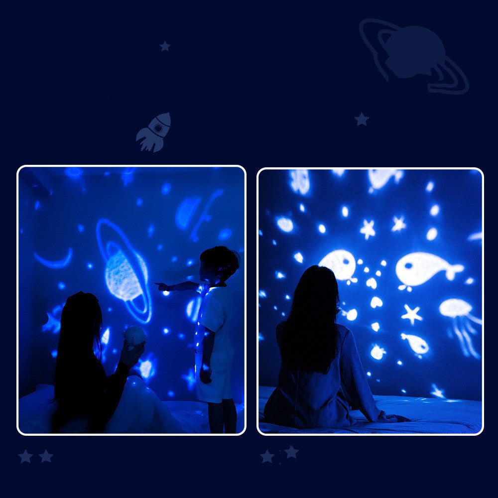 Galaxy Star Projector – Astronaut Starry Sky Night Light