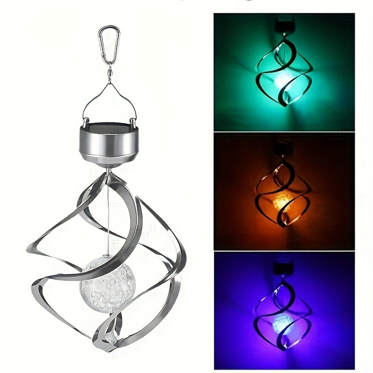 Wind Spinner Solar Light