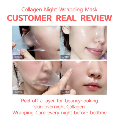 Collagen Night Wrapping Mask- Sleep, Shed and Glow