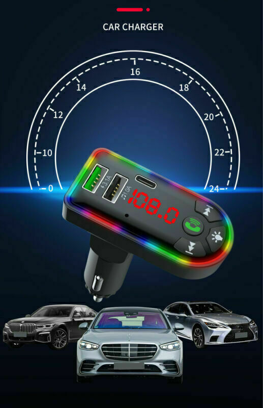 Car Bluetooth 5.0 MP3 Player FM Transmitter Radio