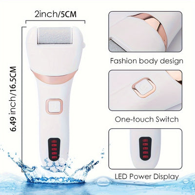 Electric Foot Grinder and Callus Remover, Suitable For Cracked Heels and Dead Skin