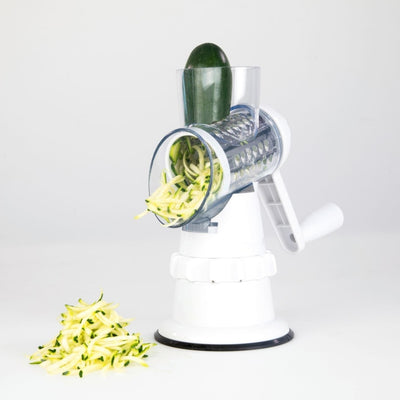 3-in-1 Vegetable Slicer, Grater, Cutter, Round Chopper, Mandolin Shredder