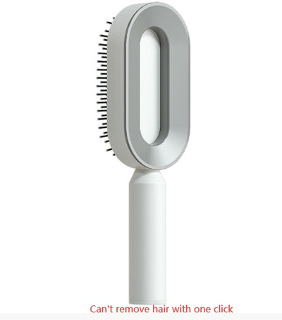 Self Cleaning Hair Brush For Women One-key Cleaning