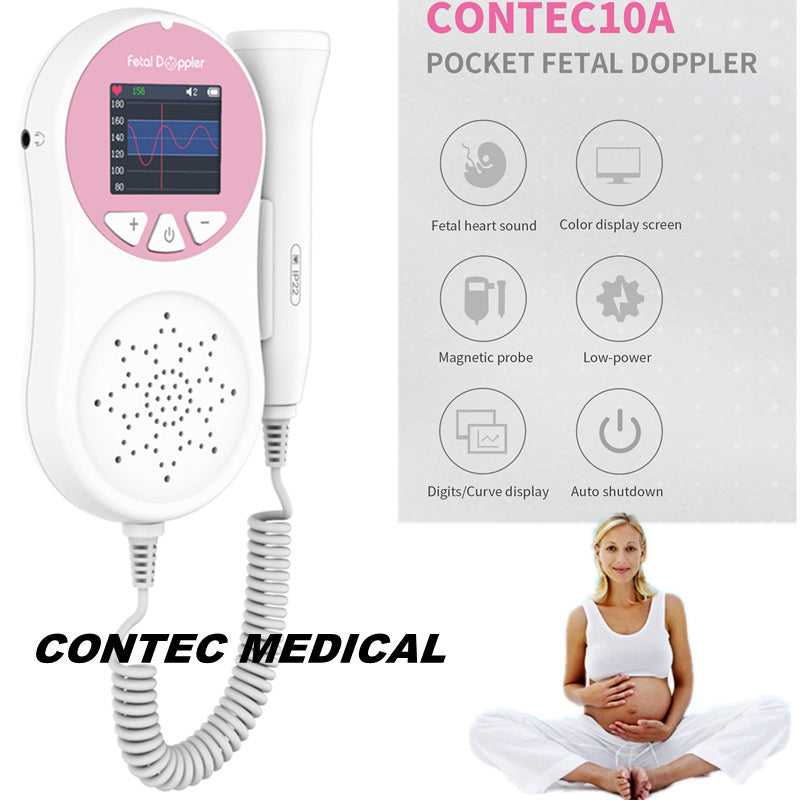 Pocket Fetal Doppler Baby Heart Rate Monitor