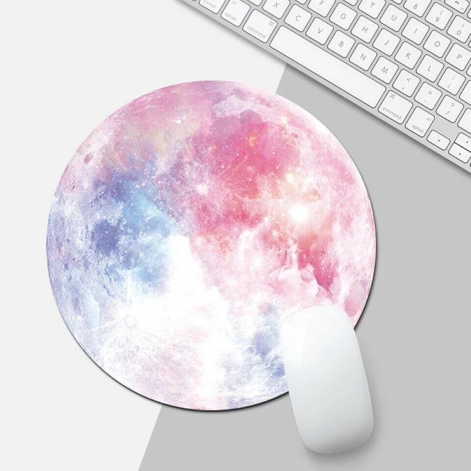 Space Round Computer Gaming Mouse Pad