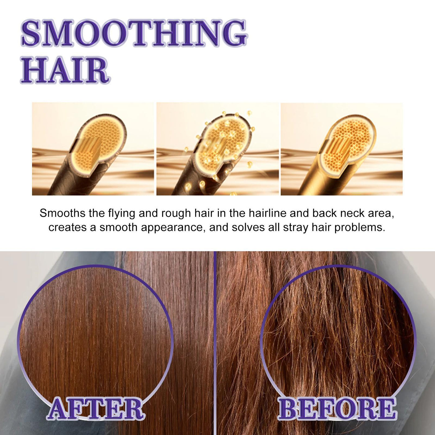 Broken Hair Polishing Wax Stick