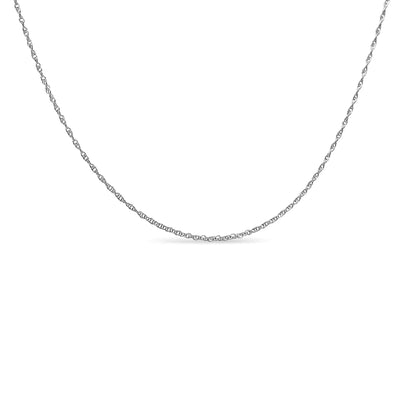 925 Sterling Silver 1/10 Cttw Diamond Lock Pendant 18" Necklace (H-I Color, I1-I2 Clarity)