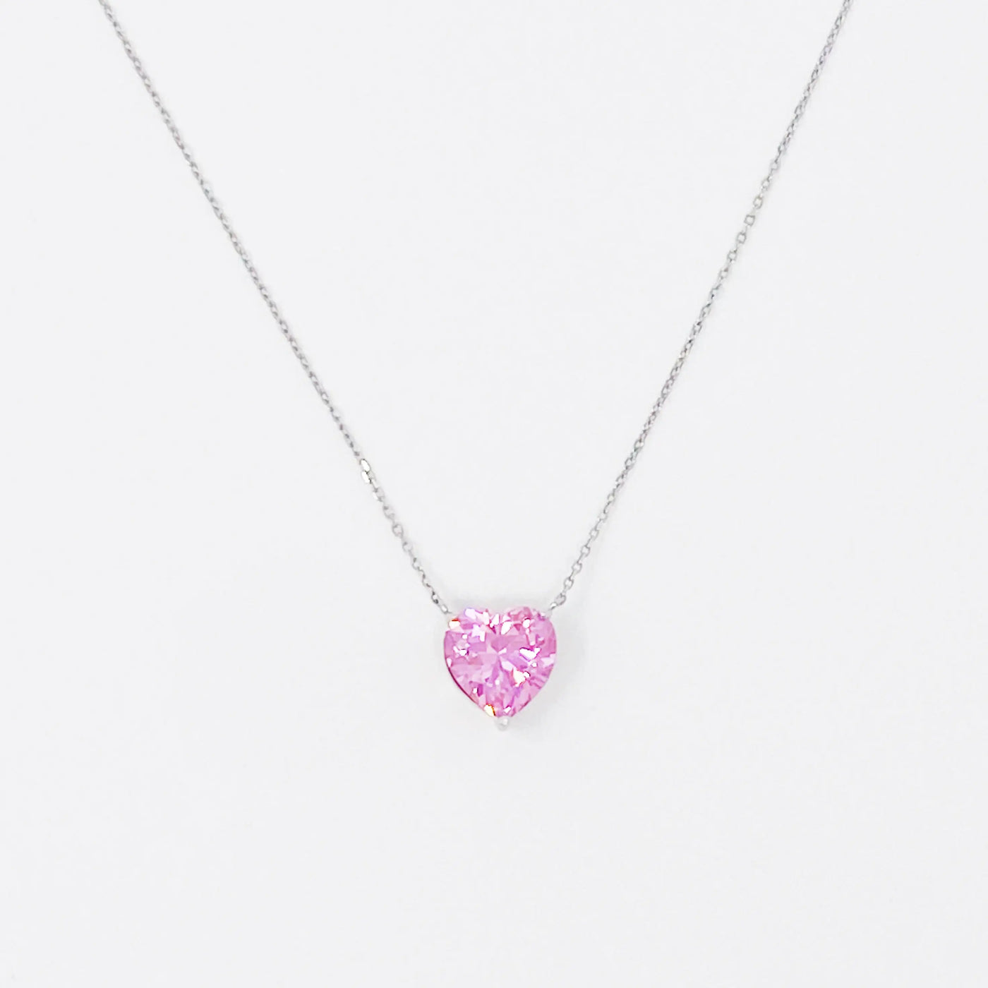 Absolute Beauty Sterling Silver Heart Necklace