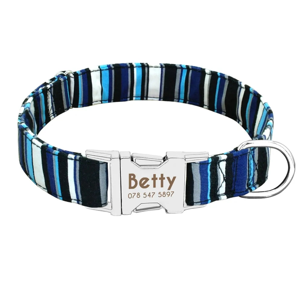 Personalized Nylon Pet Collars