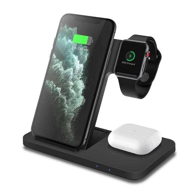 Wireless Fast Charger 3in1 Dock Station