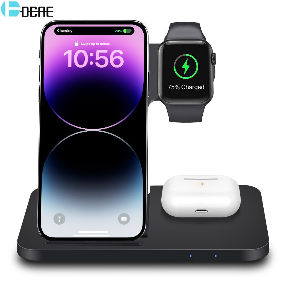 Wireless Fast Charger 3in1 Dock Station