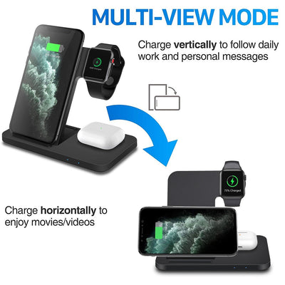 Wireless Fast Charger 3in1 Dock Station